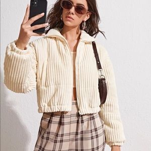 Zip Up Cropped Jacket